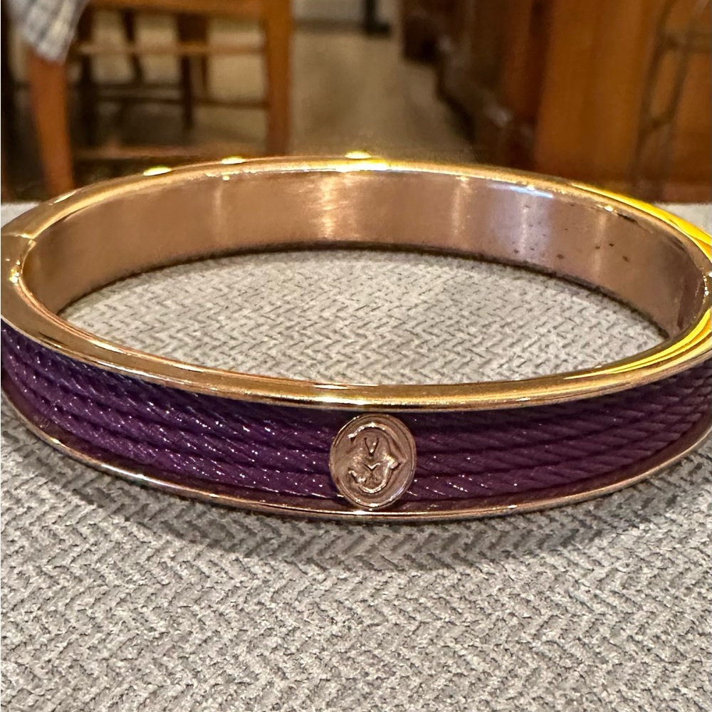 Charriol purple and metal bangle